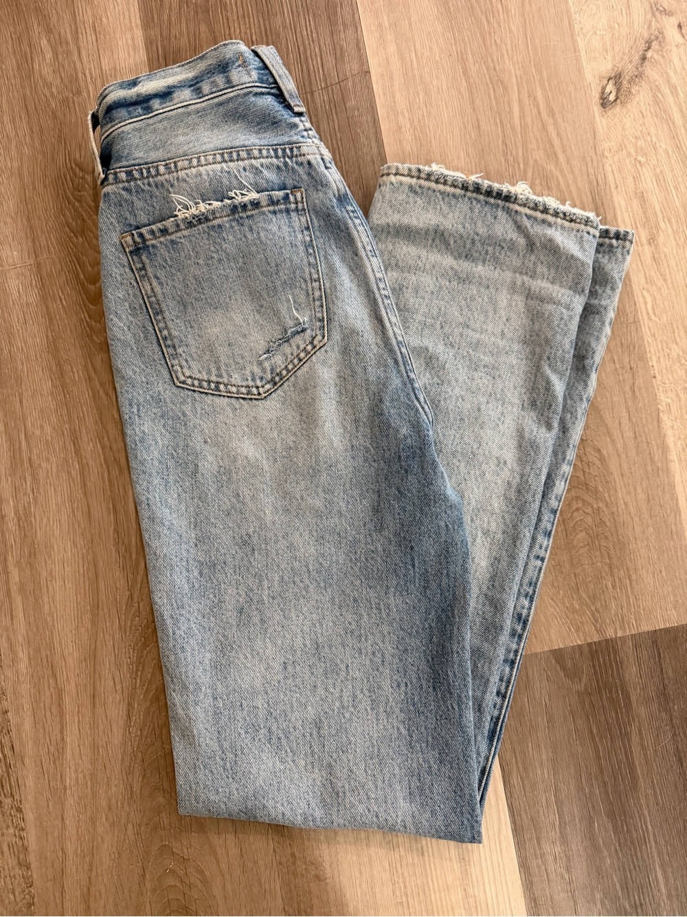 Pistola Denim Cassie Super High Rise  Straight Jean Size 24 - Picture 5 of 9